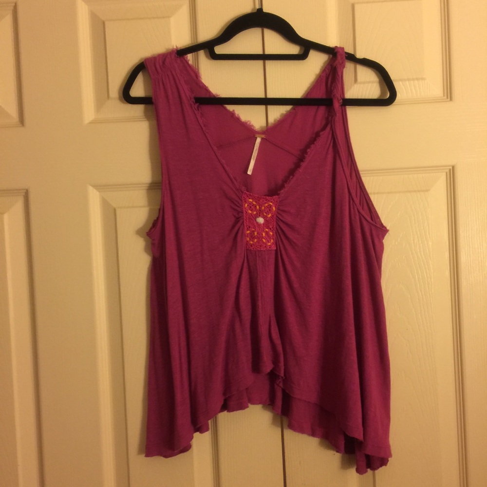 Free people body corps magenta top